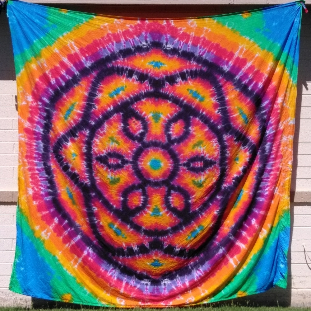 Original Large Handmade Tie Dye Tapestry